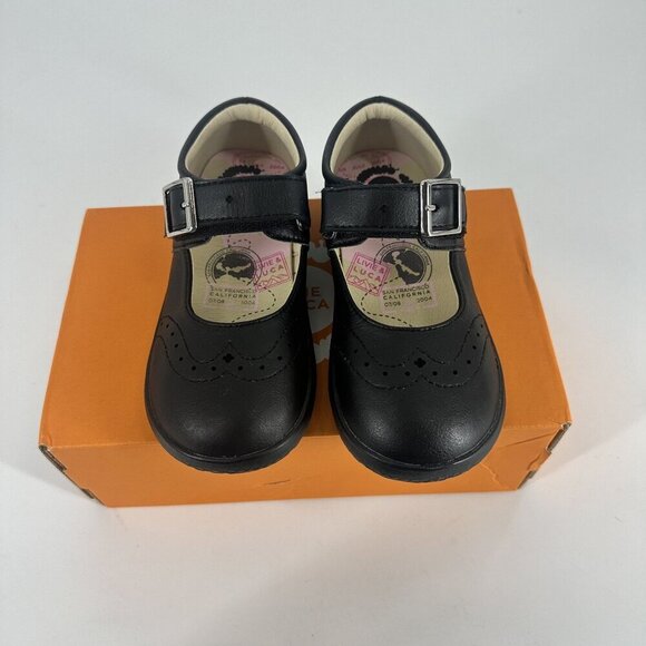Livie & Luca Black Mary Jane Shoes Size 10M Synthetic Leather Upper With Buckle - Picture 7 of 7